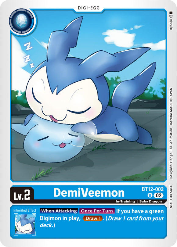 DemiVeemon [BT12-002] (Demo Deck de NYCC 2023) [A través del tiempo] 