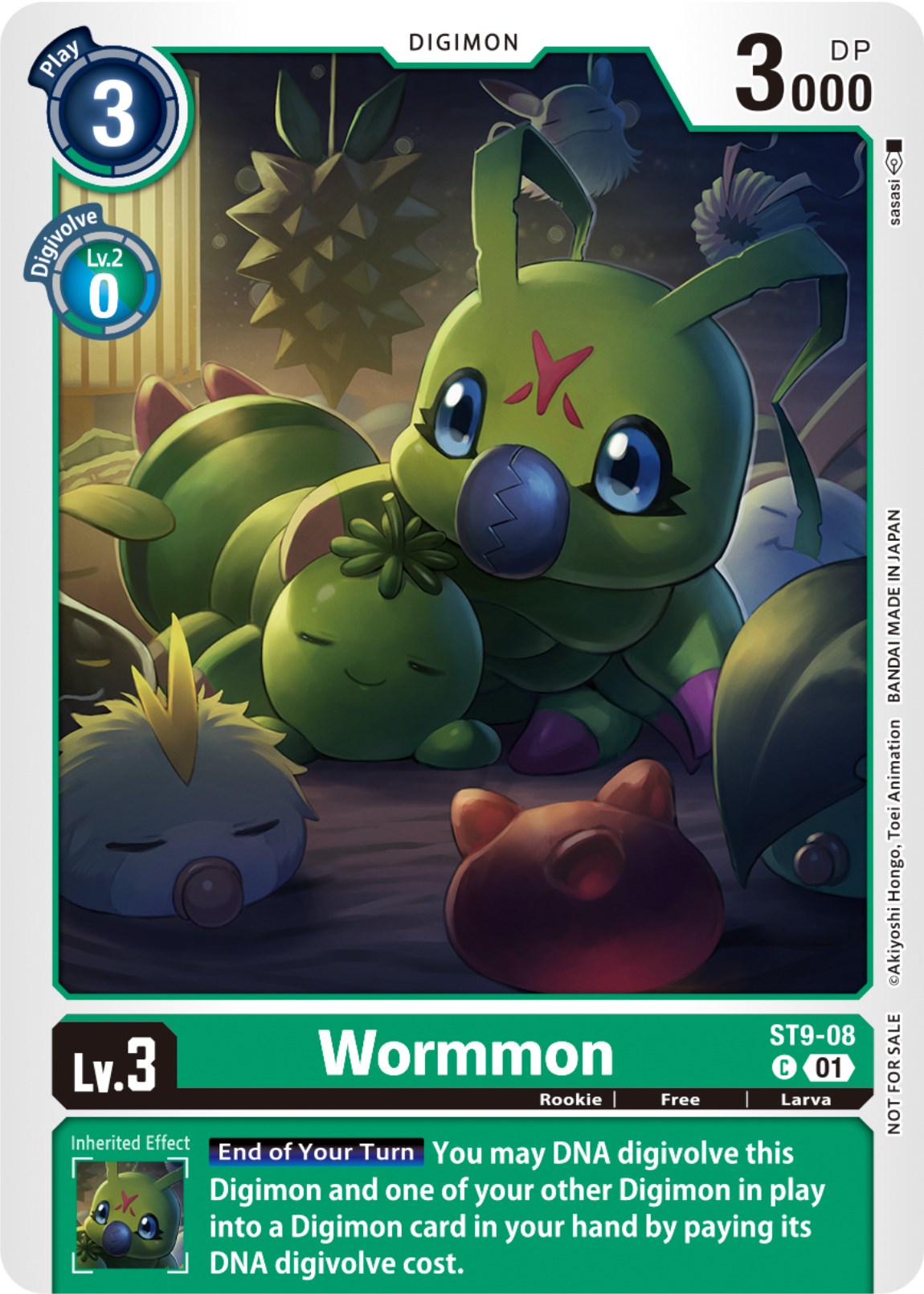 Wormmon [ST9-08] (Mazo de demostración de NYCC 2023) [Mazo de inicio: Ultimate Ancient Dragon] 