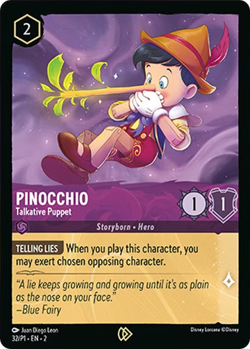 Pinocho - Marioneta parlanchina (32) [Tarjetas promocionales] 