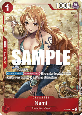 Nami (paquete de celebración de CS 2023) [Tarjetas promocionales de One Piece] 