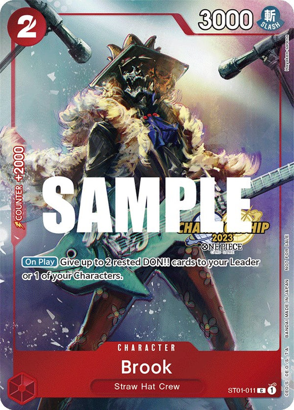 Brook (paquete de celebración de CS 2023) [Tarjetas de promoción de One Piece] 