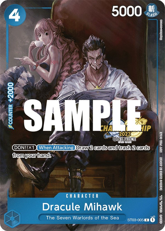 Dracule Mihawk (paquete de celebración de CS 2023) [Tarjetas de promoción de One Piece] 