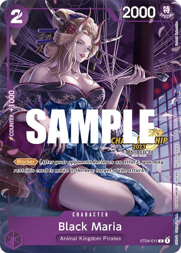 Black Maria (paquete de celebración de CS 2023) [Tarjetas de promoción de One Piece] 