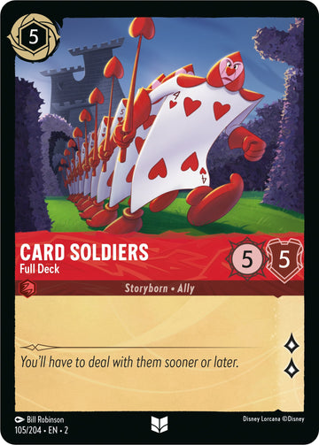 Soldados de cartas - Baraja completa (105/204) [Rise of the Floodborn] 