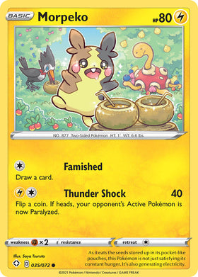 Morpeko (035/072) [Espada y escudo: Destinos brillantes] 
