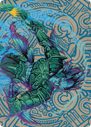 Hakbal of the Surging Soul Art Card (Gold-Stamped Planeswalker Symbol) [The Lost Caverns of Ixalan Art Series]-2