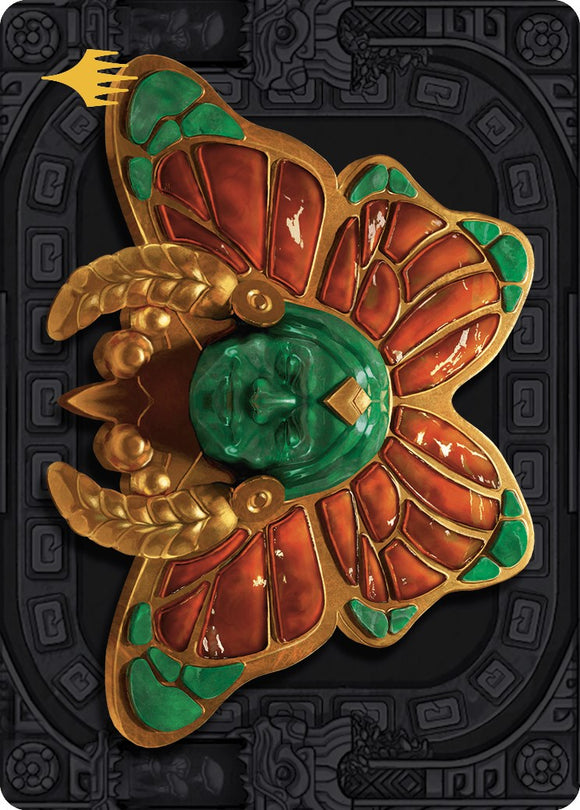 Carta de arte Ojer Kaslem, Crecimiento más profundo (58/81) (símbolo de Planeswalker estampado en oro) [Serie de arte Las Cavernas Perdidas de Ixalan] 