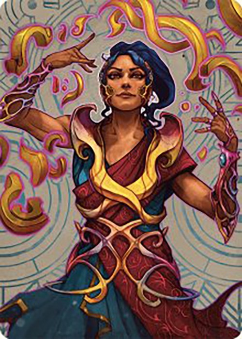 Saheeli, la brillantez del sol (serie de arte Las cavernas perdidas de Ixalan) 