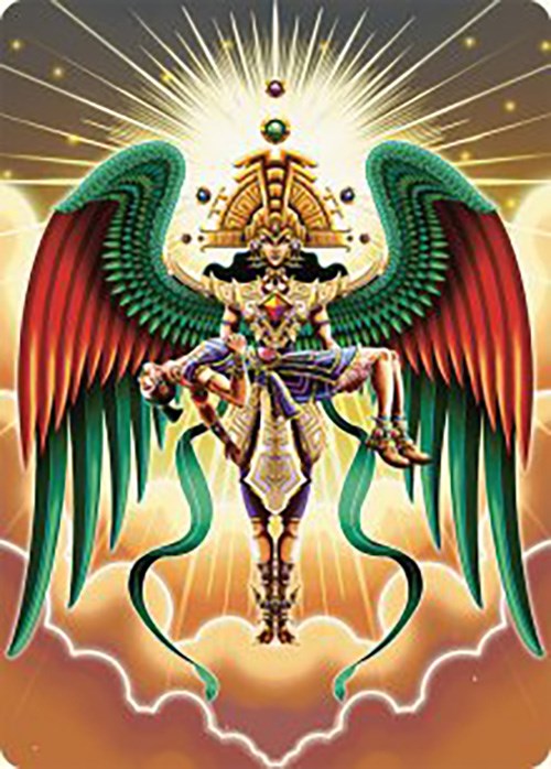 Tarjeta de arte del Ángel resplandeciente (59/81) [Serie de arte Las cavernas perdidas de Ixalan] 