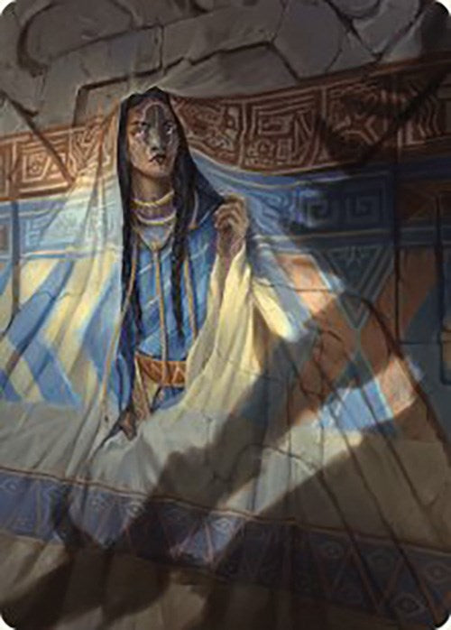 Tarjeta de arte de capa de seda susurrante [Serie de arte Las cavernas perdidas de Ixalan] 