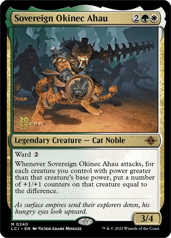 Soberano Okinec Ahau [Cartas de presentación de Las Cavernas Perdidas de Ixalan] 