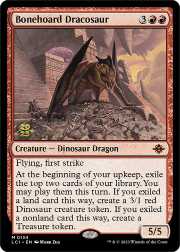 Dracosaurio Bonehoard [Tarjetas de presentación de Las Cavernas Perdidas de Ixalan] 