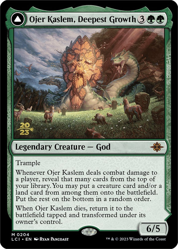 Ojer Kaslem, Crecimiento más profundo // Templo del cultivo [Cartas de presentación de Las Cavernas Perdidas de Ixalan] 