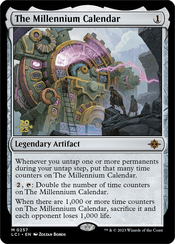 El Calendario del Milenio [Tarjetas de presentación de Las Cavernas Perdidas de Ixalan] 