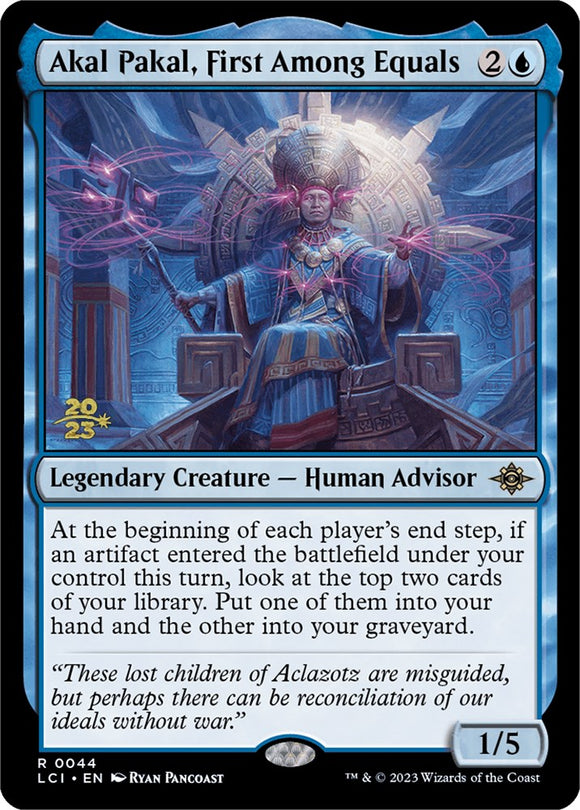 Akal Pakal, el primero entre iguales [Tarjetas de presentación de Las Cavernas Perdidas de Ixalan] 