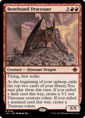 Dracosaurio Bonehoard (paquete promocional) [Promociones de Las Cavernas Perdidas de Ixalan] 