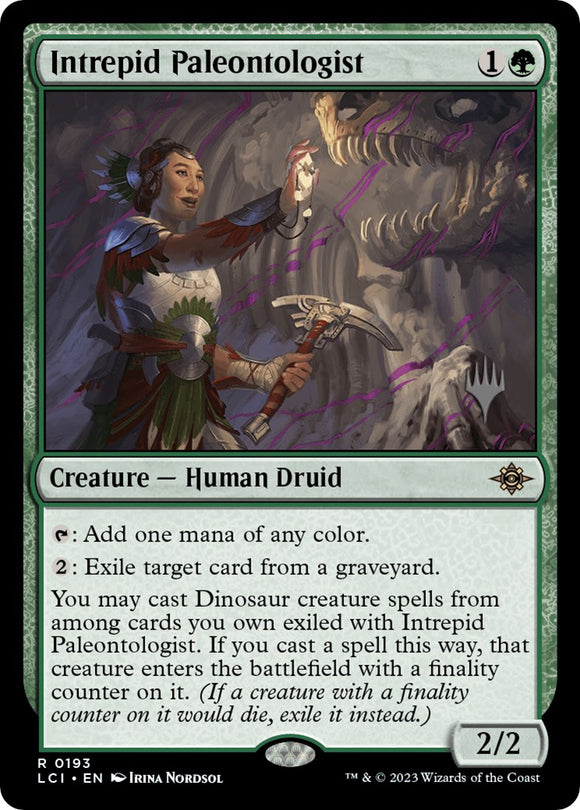 Paleontólogo intrépido (paquete promocional) [Promociones de Las Cavernas Perdidas de Ixalan] 