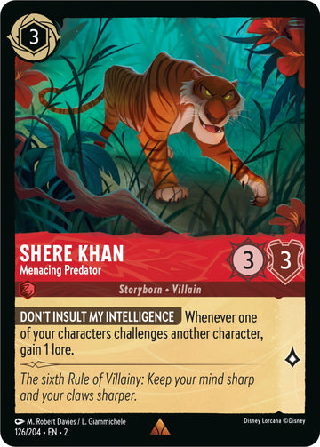 Shere Khan - Depredador amenazante (126/204) [El ascenso de los nacidos del diluvio] 