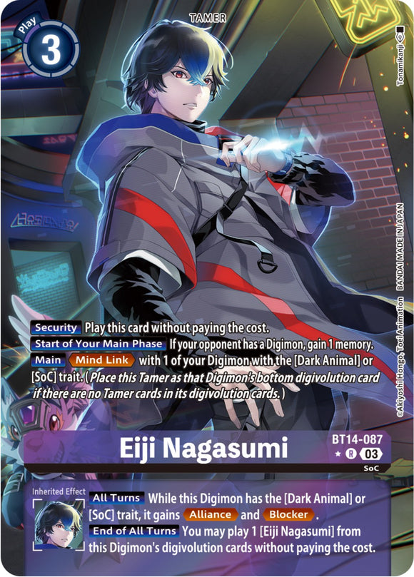 Eiji Nagasumi [BT14-087] (Arte alternativo) [Blast Ace] 