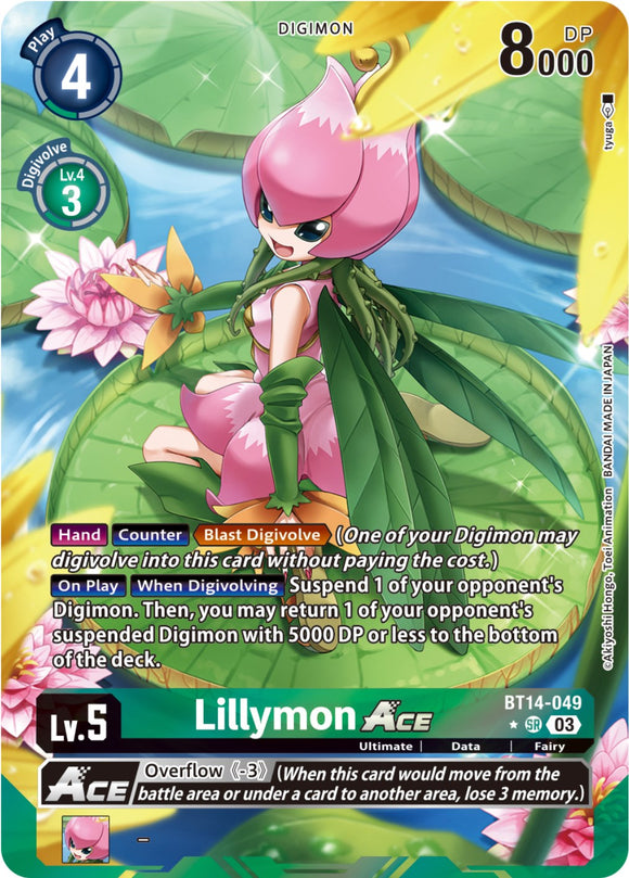 Lillymon Ace [BT14-049] (Arte alternativo) [Blast Ace] 