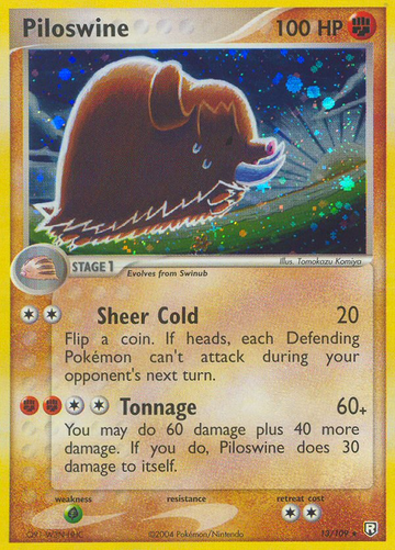 Piloswine (13/109) [EX: El Equipo Rocket regresa] 