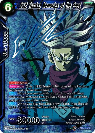 SS2 Trunks, Recuerdos del pasado (Firma SPR) (BT7-030) [El asalto de los Saiyans] 