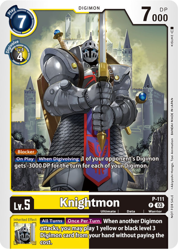 Knightmon [P-111] (paquete de encuesta del 3.º aniversario) [Tarjetas promocionales] 