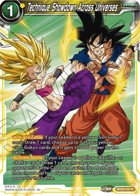 Duelo de técnicas entre universos (BT23-131) [Combinación perfecta] 