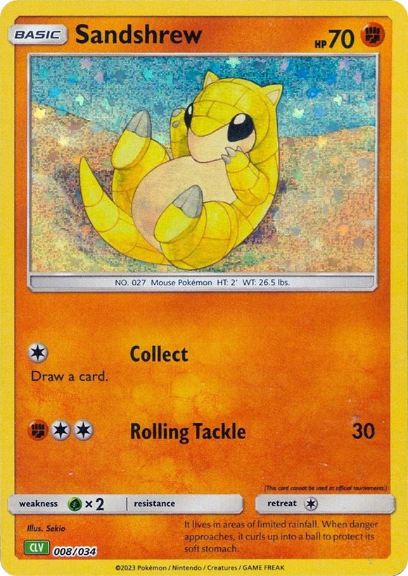 Sandshrew [Juego de cartas coleccionables clásico] 