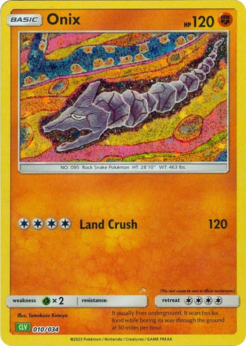 Onix [Juego de cartas coleccionables clásico] 