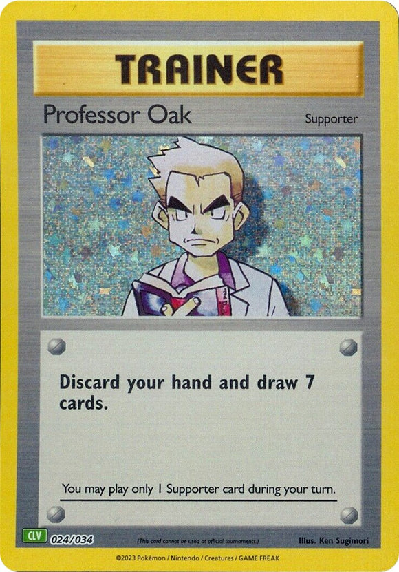 Profesor Oak (CLV) [Juego de cartas coleccionables clásico] 