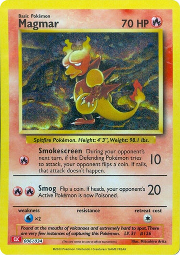 Magmar [Clásico del juego de cartas coleccionables] 