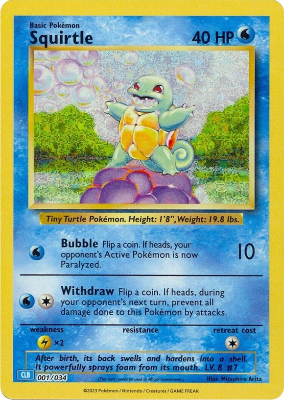 Squirtle [Clásico del juego de cartas coleccionables] 