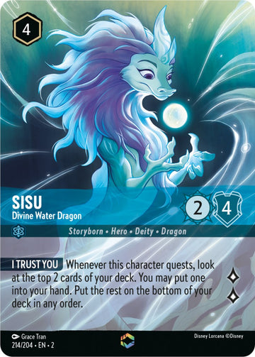 Sisu - Dragón de Agua Divino (Encantado) (214/204) [El ascenso de los nacidos del diluvio] 
