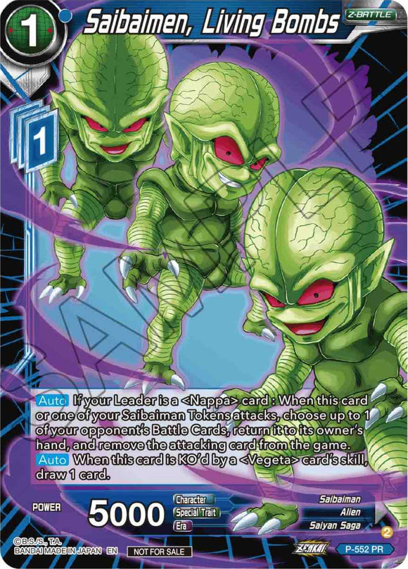 Saibaimen, bombas vivientes (P-552) [Tarjetas de promoción] 