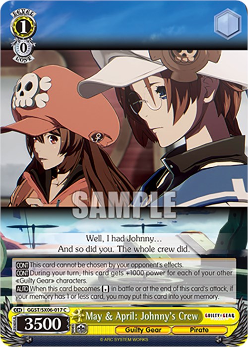 Mayo y abril: Johnny's Crew (GGST/SX06-017 C) [Guilty Gear -Strive-] 