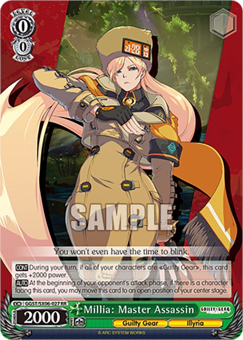 Millia: Asesina maestra (GGST/SX06-027 RR) [Guilty Gear -Strive-] 
