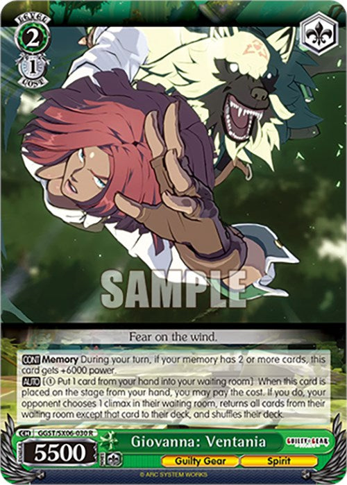 Giovanna: Ventania (GGST/SX06-030 R) [Guilty Gear -Strive-] 