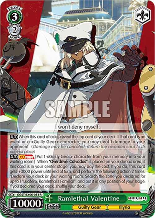 Ramlethal Valentine (GGST/SX06-033 R) [Guilty Gear -Strive-] 
