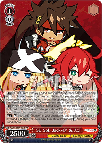 SD Sol, Jack-O' & Axl (GGST/SX06-107S PR) (Foil) [Guilty Gear -Strive-]