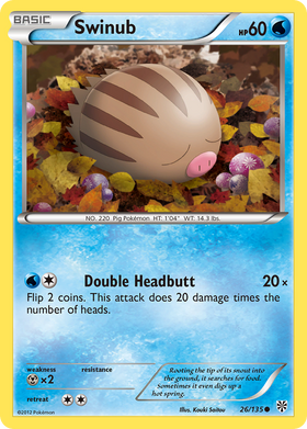 Swinub (26/135) [Blanco y negro: Tormenta de plasma] 