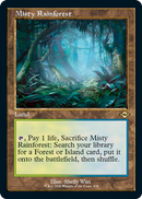 Misty Rainforest (Retro Foil Etched) [Modern Horizons 2]-2