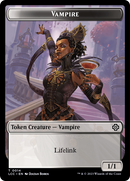 Vampire (0014) // Vampire Demon Double-Sided Token [The Lost Caverns of Ixalan Commander Tokens]-1