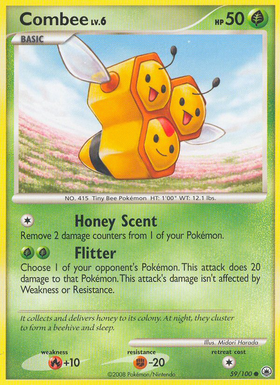 Combee (59/100) [Diamante y Perla: Amanecer majestuoso] 