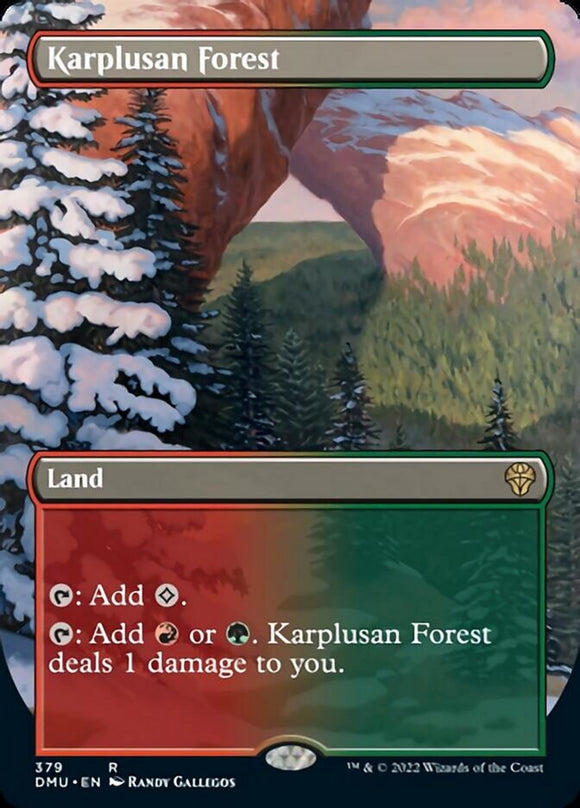 Bosque de Karplusan (arte alternativo sin fronteras) [Dominaria United] 
