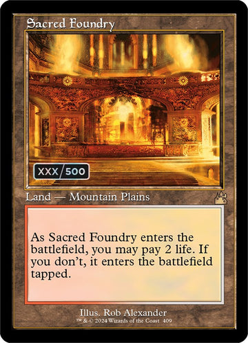 Sacred Foundry (Retro) (Serializado) [Ravnica Remastered] 