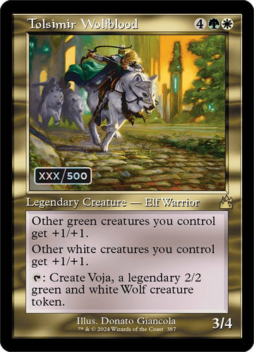 Tolsimir Wolfblood (Retro) (Serializado) [Ravnica Remastered] 