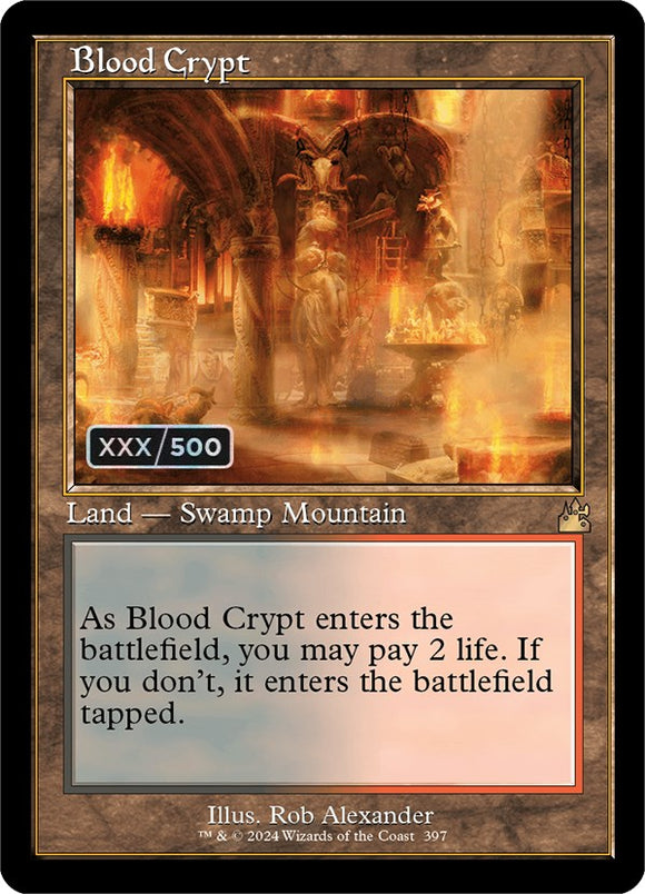 Cripta de sangre (retro) (serializada) [Ravnica Remastered] 