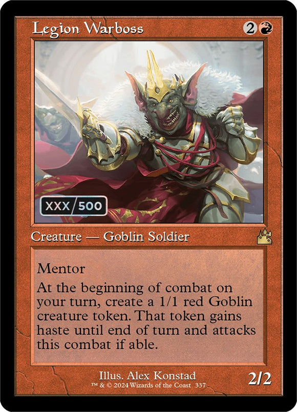 Legion Warboss (Retro) (Serializado) [Ravnica Remastered] 