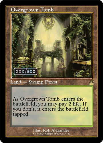 Tumba cubierta de vegetación (retro) (serializada) [Ravnica Remastered] 